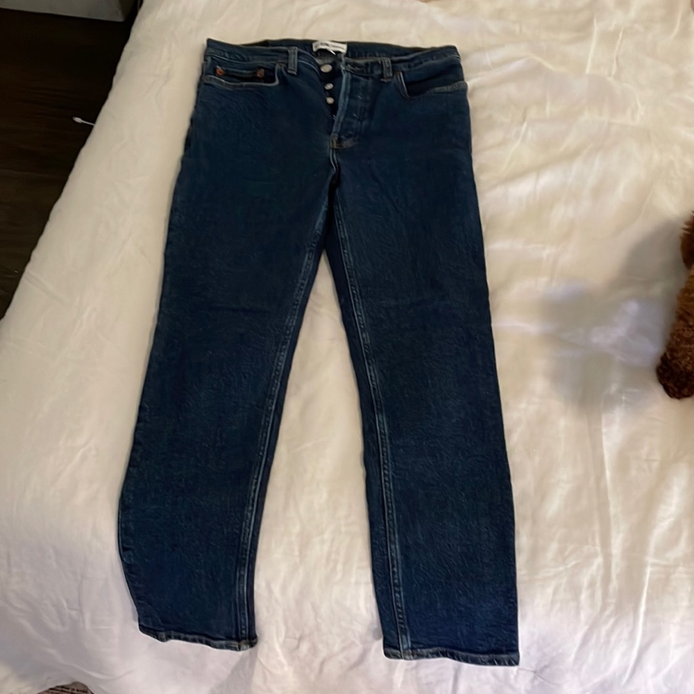 Redone denim pants size 30